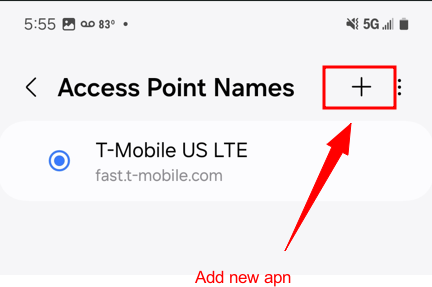add new apn