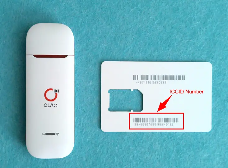 Spectrum Smart Dongle package showing SIM card carrier