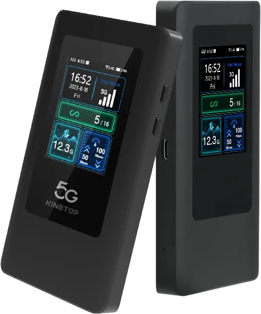 KingTop 5G Portable WiFi Hotspot with Built-In VPN