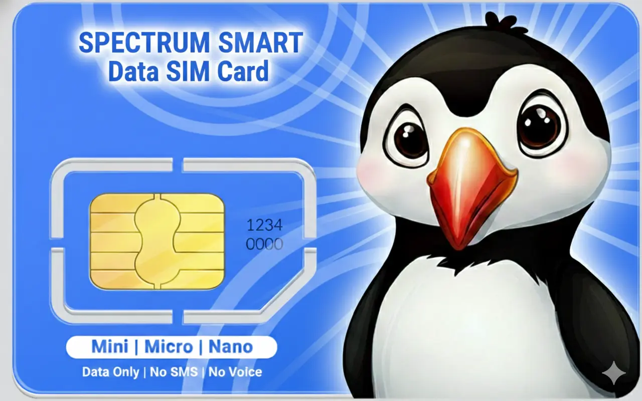 Data SIM card for security cameras and GPS trackers